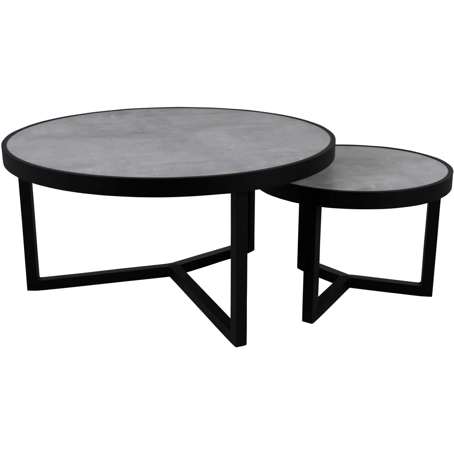 Brafab Itonda Kaffeetisch Schwarz/Sand, Ø60x40 Cm 5 Brafab Itonda Kaffeetisch Schwarz/Sand, Ø60x40 Cm – Bild 3