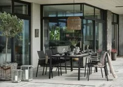 Brafab Lyra Tischgarnitur 6 Sitzplätze, Schwarz/Grau 11 Brafab Lyra Tischgarnitur 6 Sitzplätze, Schwarz/Grau -Günstiges Stuhlgeschäft brafab lyra dining group black black 3