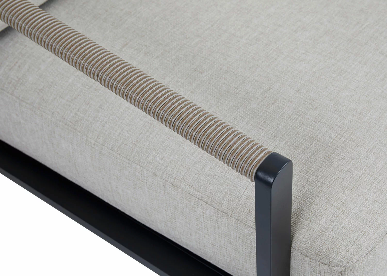 Brafab Lyra Lounge-Set 4,5 Sitzplätze, Schwarz/Sand 4 Brafab Lyra Lounge-Set 4,5 Sitzplätze, Schwarz/Sand – Bild 2