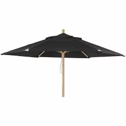Brafab Reggio Sonnenschirm Ø300 Cm, Schwarz