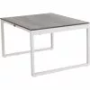 Brafab Talance Coffee Table 74x60cm H40, White / Dark Grey