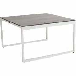 Brafab Talance Coffee Table 80x80cm H45, White / Dark Grey