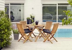 Brafab Turin Dining Set, Teak -Günstiges Stuhlgeschäft brafab turin dining set teak 1