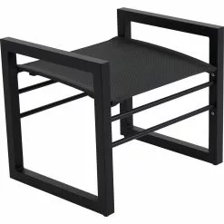 Brafab Vevi Fußstütze Aluminium , Schwarz