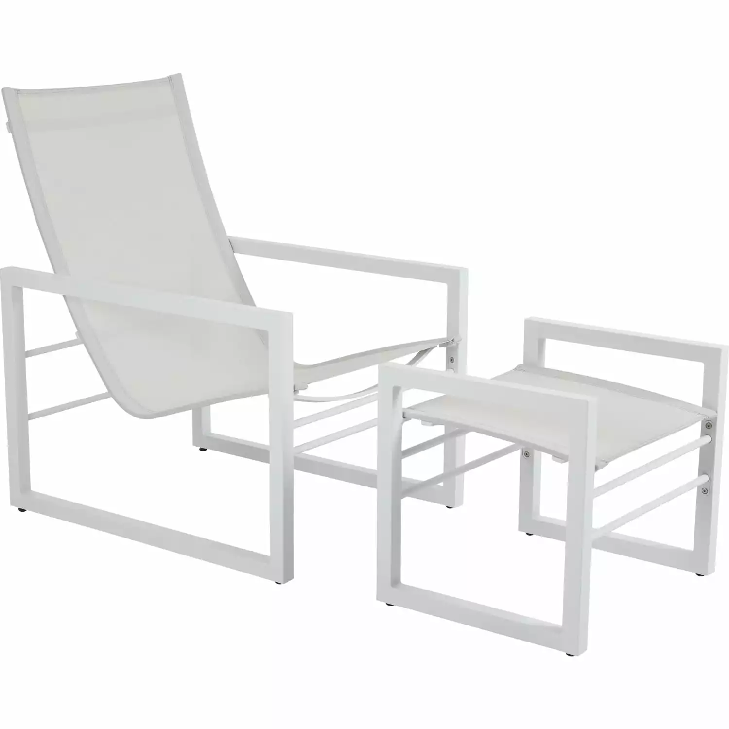 Brafab Vevi Fußstütze Aluminium , Weiß 4 Brafab Vevi Fußstütze Aluminium , Weiß – Bild 2