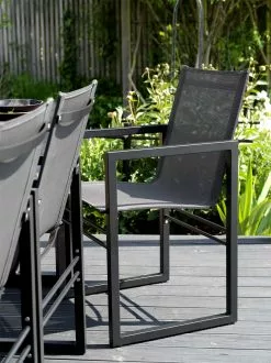 Brafab Vevi Dining Set, Aluminum / Black -Günstiges Stuhlgeschäft brafab vevi gartenstuhl 3