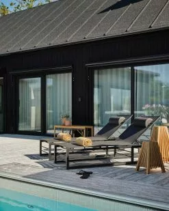 Brafab Vevi Sonnenliege, Schwarz -Günstiges Stuhlgeschäft brafab vevi resting bed black 4