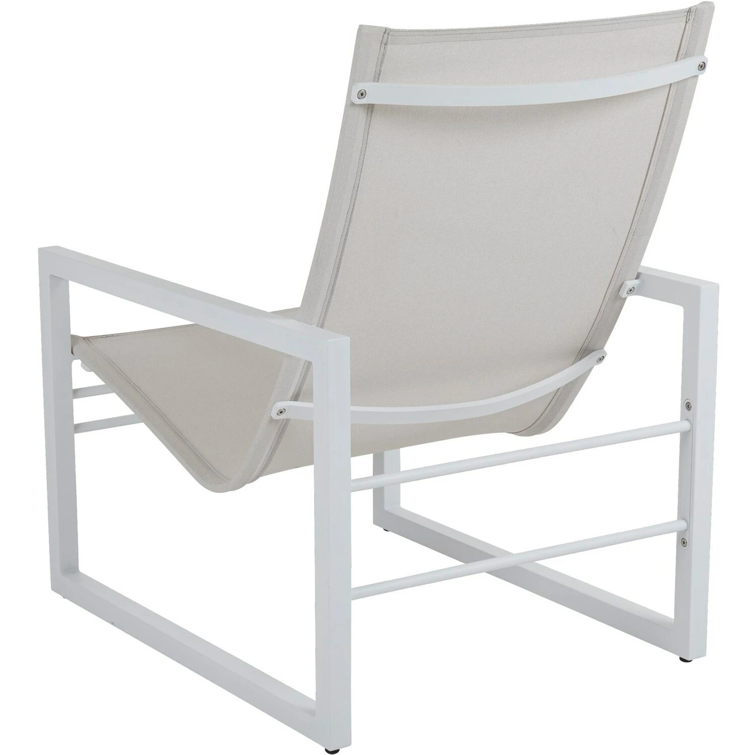 Brafab Vevi Sessel Aluminium , Weiß 4 Brafab Vevi Sessel Aluminium , Weiß – Bild 2