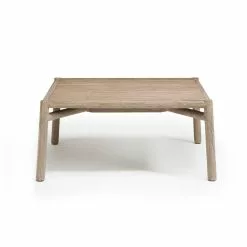Ethimo Kilt Square Kaffeetisch 65x65 Cm, Pickled Teak