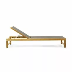 Ethimo Sand Sonnenliege Teakholz / Dove Grey Ethitex