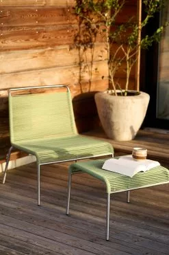 FDB Møbler M20S Teglgård Fußhocker, Grün -Günstiges Stuhlgeschäft fdb mbler m20s teglgard string stool 10