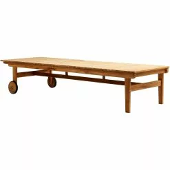 FDB Møbler M8 Sonnenliege Im Freien Nutzbar, Teakholz -Günstiges Stuhlgeschäft fdb mbler m8 sammen sunbed outdoor teak 2