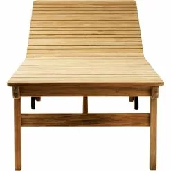 FDB Møbler M8 Sonnenliege Im Freien Nutzbar, Teakholz -Günstiges Stuhlgeschäft fdb mbler m8 sammen sunbed outdoor teak 3
