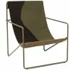 Ferm LIVING Desert Lounge Stuhl, Olive / Dune -Günstiges Stuhlgeschäft ferm living desert liegestuhl 7