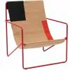 Ferm LIVING Desert Lounge Stuhl, Poppy Red / Block -Günstiges Stuhlgeschäft ferm living desert liegestuhl 9
