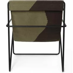 Ferm LIVING Desert Loungesessel, Dune / Schwarz -Günstiges Stuhlgeschäft ferm living desert lounge chair black dune 3