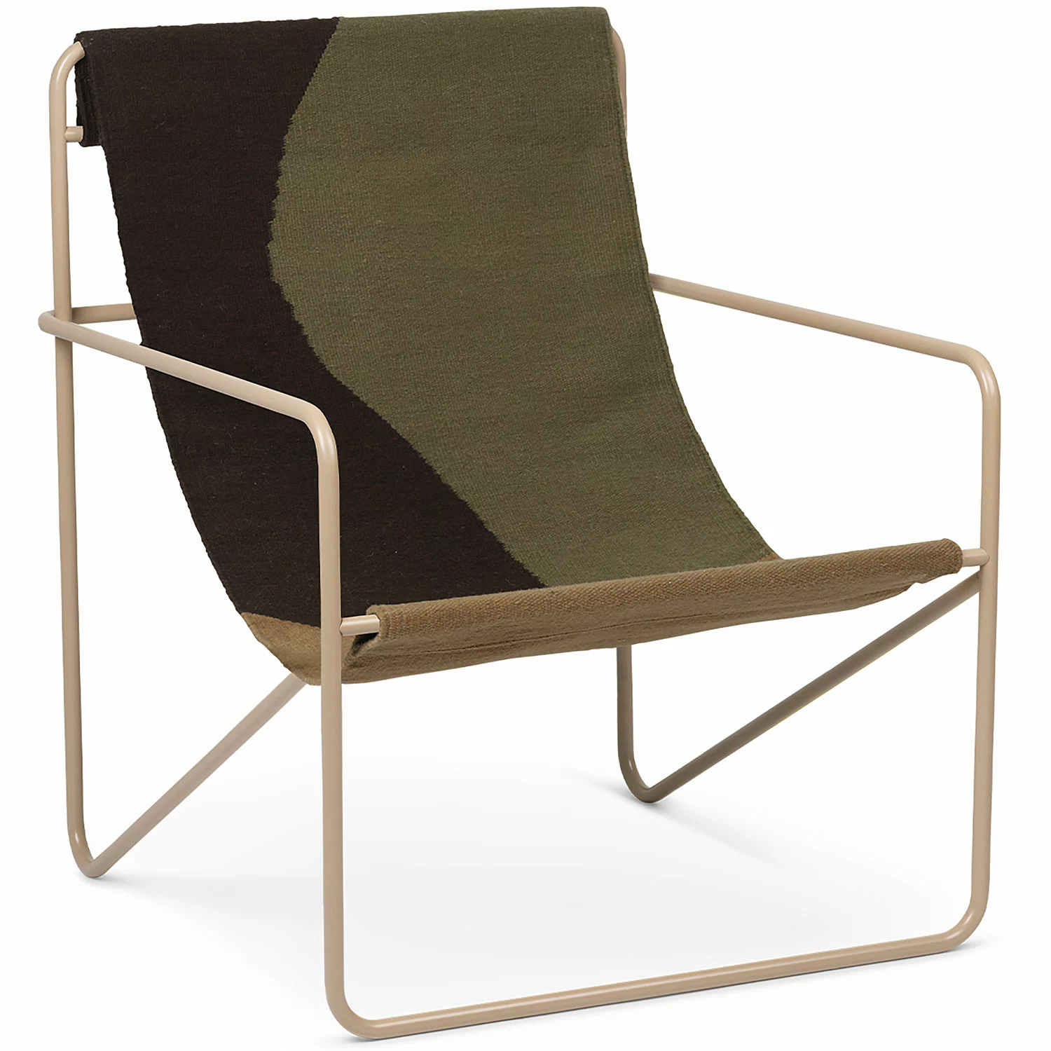 Ferm LIVING Desert Loungesessel, Dune / Cashmere 4 Ferm LIVING Desert Loungesessel, Dune / Cashmere – Bild 2