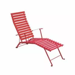 Fermob Bistro Chaise Longue, Poppy