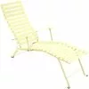 Fermob Bistro Chaise Longue, Frosted Lemon