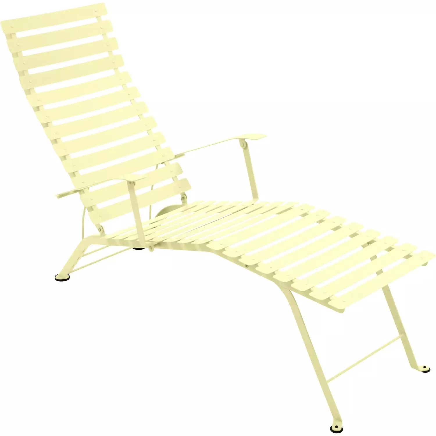 Fermob Bistro Chaise Longue, Frosted Lemon 3 Fermob Bistro Chaise Longue, Frosted Lemon