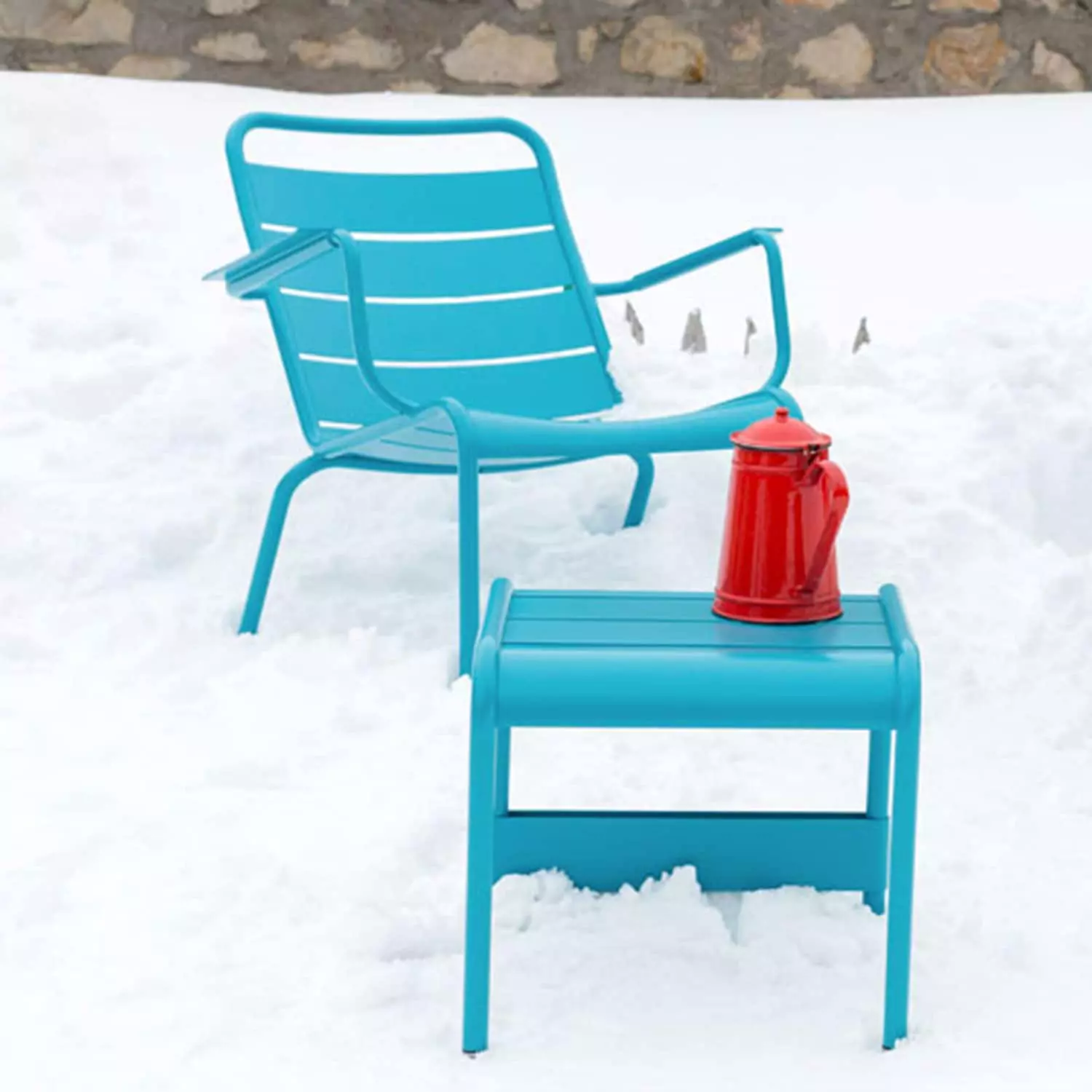 Fermob Luxembourg Fußhocker, Liquorice 6 Fermob Luxembourg Fußhocker, Liquorice – Bild 4