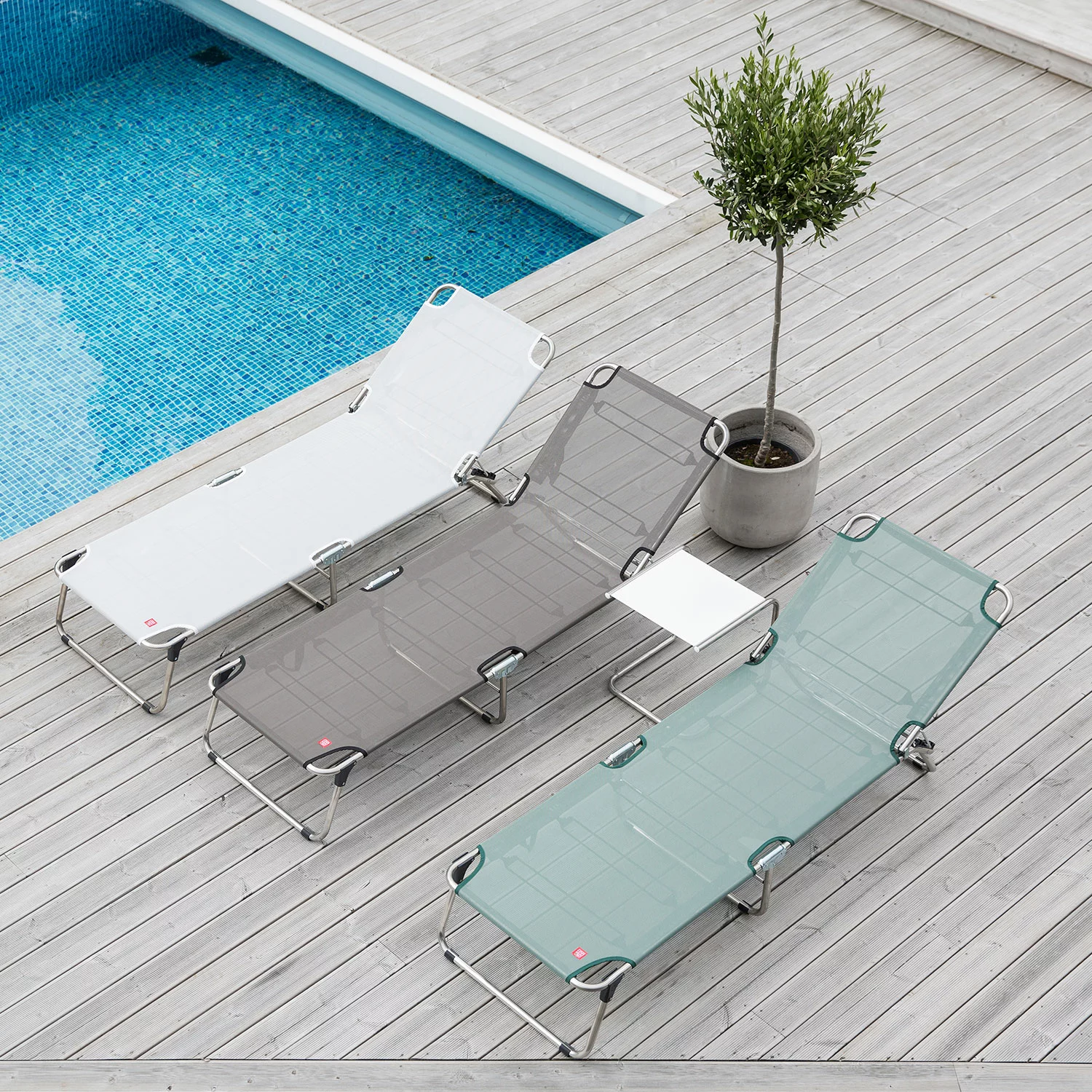 FIAM Amigo Sonnenliege, Salvia Grün 5 FIAM Amigo Sonnenliege, Salvia Grün – Bild 3