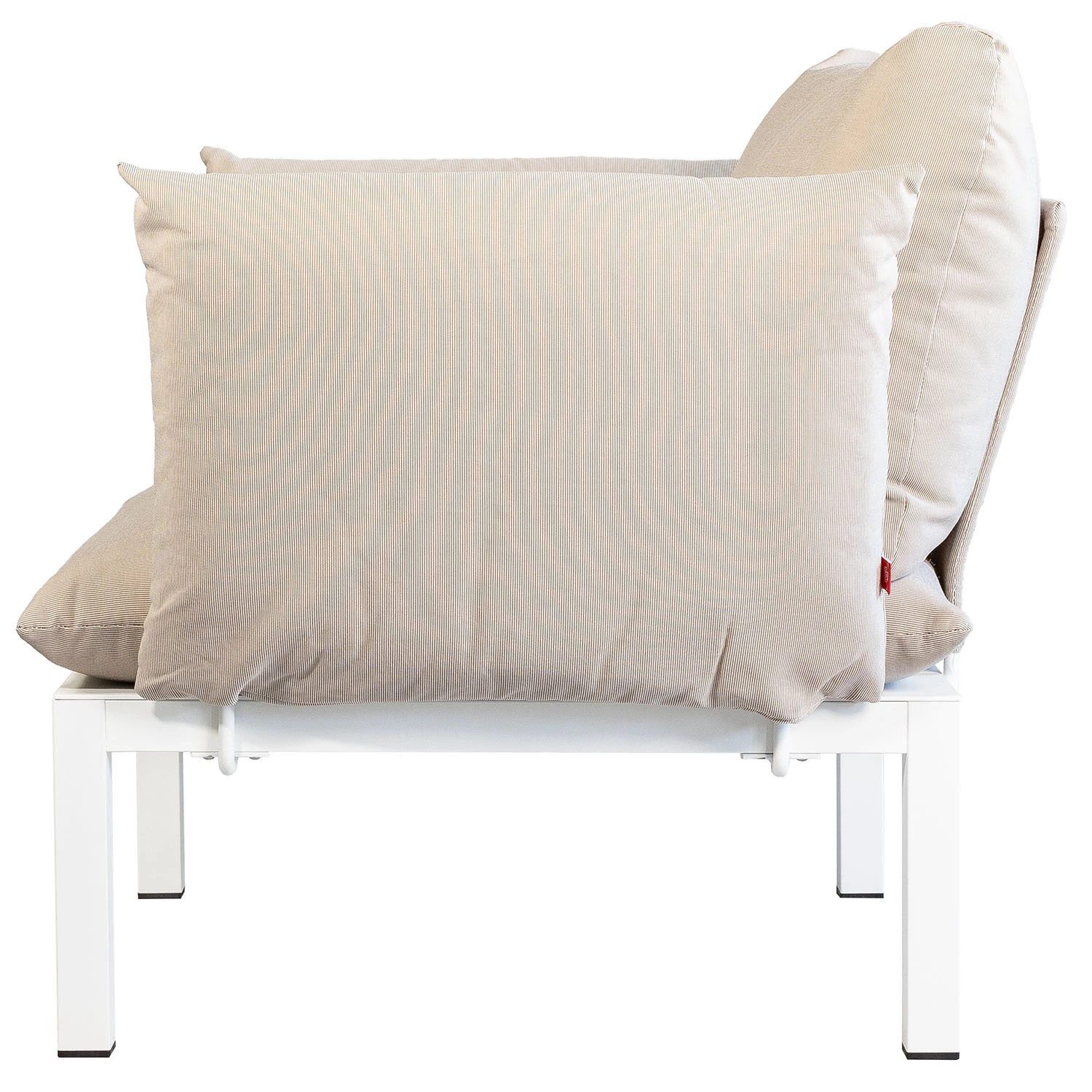 FIAM Domino Sessel, Beige/Weiß 4 FIAM Domino Sessel, Beige/Weiß – Bild 2