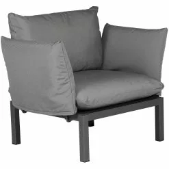 FIAM Domino Sessel, Anthrazit