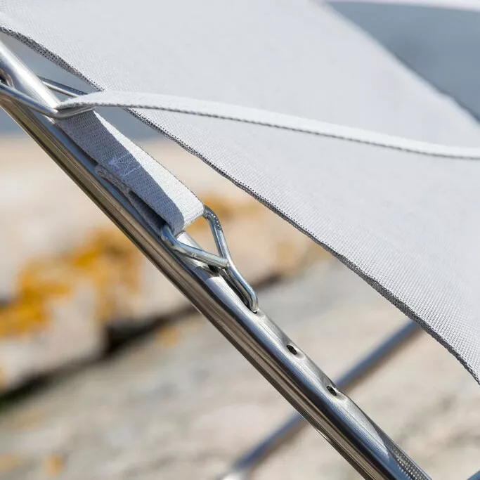 FIAM Fiesta Liegestuhl, Grau 4 FIAM Fiesta Liegestuhl, Grau – Bild 2