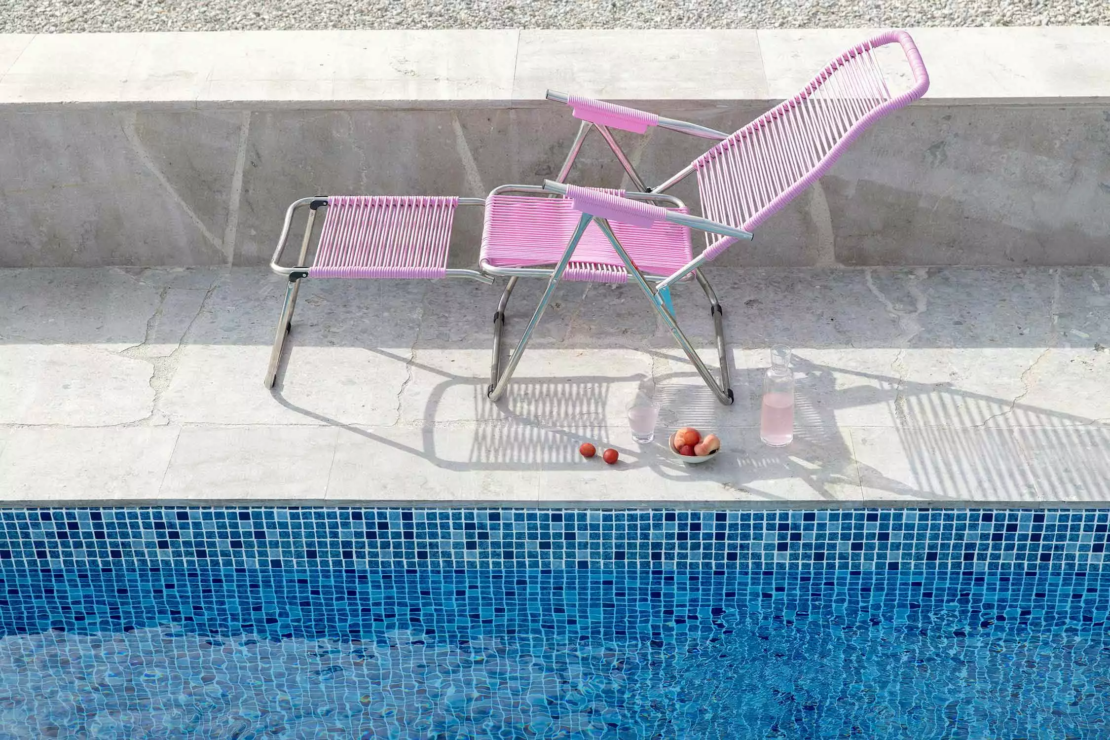 FIAM Spaghetti Sonnenliege, Rosa 8 FIAM Spaghetti Sonnenliege, Rosa – Bild 6