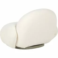 Gubi Pacha Outdoor Loungesessel Mit Armlehne, Limonta Lorkey 40, Moosgrüner Fuß -Günstiges Stuhlgeschäft gubi pacha outdoor lounge chair w arm swivel libera003 7