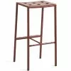 Hay Balcony Barhocker 75 Cm, Iron Red -Günstiges Stuhlgeschäft hay balcony bar stool low anthracite 9
