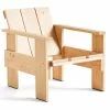 Hay Crate Loungesessel, Natur -Günstiges Stuhlgeschäft hay crate lounge chair water based lacquered pinewood 1