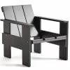 Hay Crate Loungesessel, Schwarz -Günstiges Stuhlgeschäft hay crate lounge chair water based lacquered pinewood 2