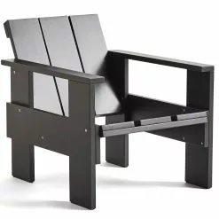 Hay Crate Loungesessel, Schwarz