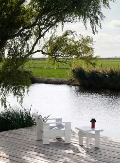 Hay Crate Loungesessel, Weiß -Günstiges Stuhlgeschäft hay crate lounge chair water based lacquered pinewood 20