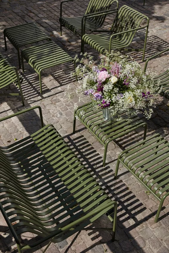 Hay Palissade Loungesessel Kurz, Olive 7 Hay Palissade Loungesessel Kurz, Olive – Bild 5