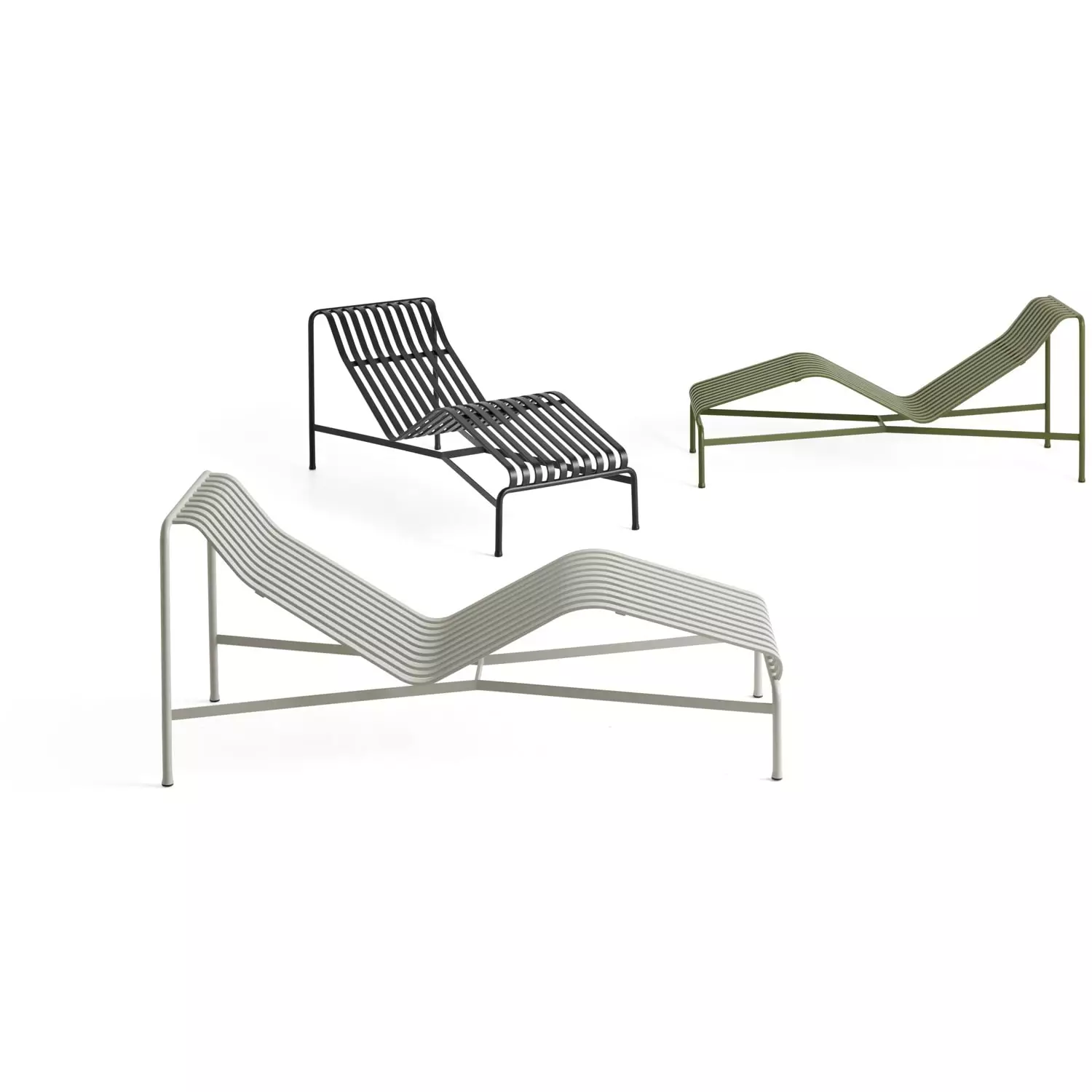 Hay Palissade Sonnenliege, Anthrazit 8 Hay Palissade Sonnenliege, Anthrazit – Bild 6