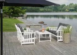 Hillerstorp Gotland Loungetisch 60x120 Cm, Weiß -Günstiges Stuhlgeschäft hillerstorp gotland lounge bord 60x120 cm vitt 4