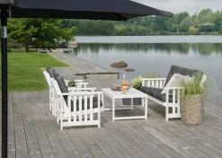 Hillerstorp Gotland Sitzgruppe 5 Sitzplätze, Weiß -Günstiges Stuhlgeschäft hillerstorp gotland soffgrupp vit 3