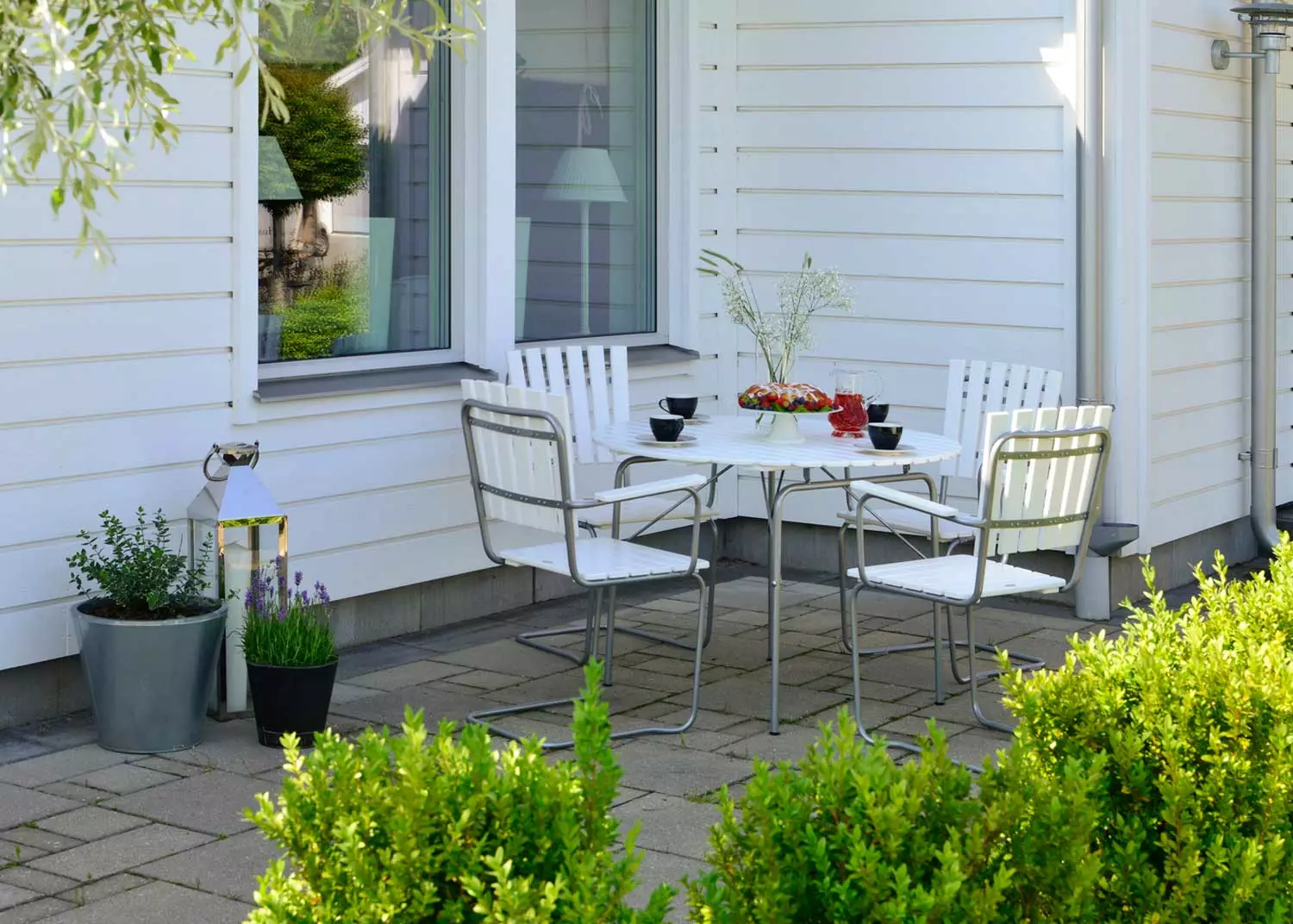 Hillerstorp Sandhamn Tischgarnitur, Weiß 5 Hillerstorp Sandhamn Tischgarnitur, Weiß – Bild 3