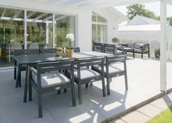 Hillerstorp Stoltö Tischgarnitur 6 Sitzplätze, Orkangrau -Günstiges Stuhlgeschäft hillerstorp stolto matgrupp orkangra inkdynor 2