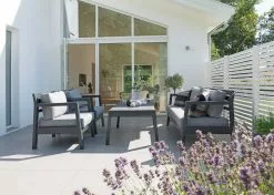 Hillerstorp Stoltö Sitzgruppe 4 Sitzplätze, Orkangrau/Grau -Günstiges Stuhlgeschäft hillerstorp stolto sofa set 4 seats hurricane grey grey 2