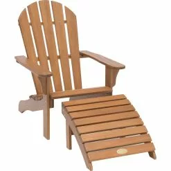 Hillerstorp Tennessee Liegestuhl Mit Fußhocker, Wärmebehandelt Esche