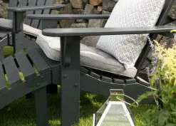 Hillerstorp Tennessee Liegestuhl Mit Fußhocker, Orkangrau -Günstiges Stuhlgeschäft hillerstorp tennessee deckchair with footstool 1