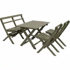 Hillerstorp Torpet Tischgarnitur 4 Sitzplätze, Antikgrün