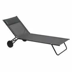 Lafuma Miami Batyline Sun Bed, Duo Obsidian