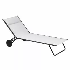 Lafuma Miami Sun Bed, Ecume/Black