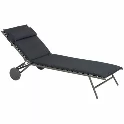 Lafuma Miami II BeComfort® Sonnenliege, Dunkelgrau