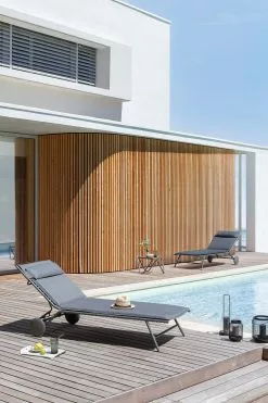 Lafuma Miami II BeComfort® Sonnenliege, Silber -Günstiges Stuhlgeschäft lafuma sunbed miami bec 2023 silver titane 9